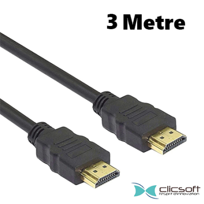 Câble HDMI blindé mâle/mâle 3m