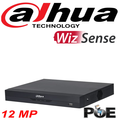 DAHUA (NVR2104HS-P-I2) NVR AI 4 canaux IP 12 MP 1 disque dur 4 ports PoE