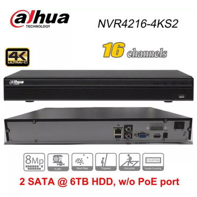 Enregistreur vidéo réseau 16 canaux 1U 2HDD