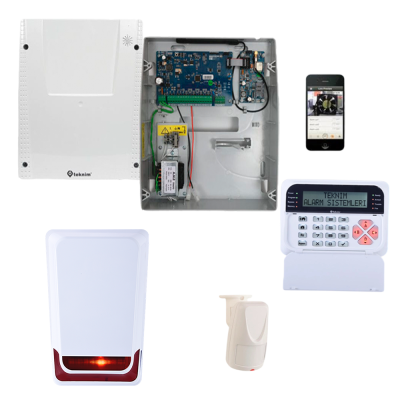 Centrale Alarme Teknim 4 zones avec module GSM/GPRS