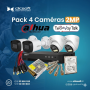 Pack 4 Cameras Dahua 2MP TWT Prix Tunisie
